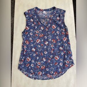 Women’s Old Navy Floral Sleeveless Top Blouse Size XS